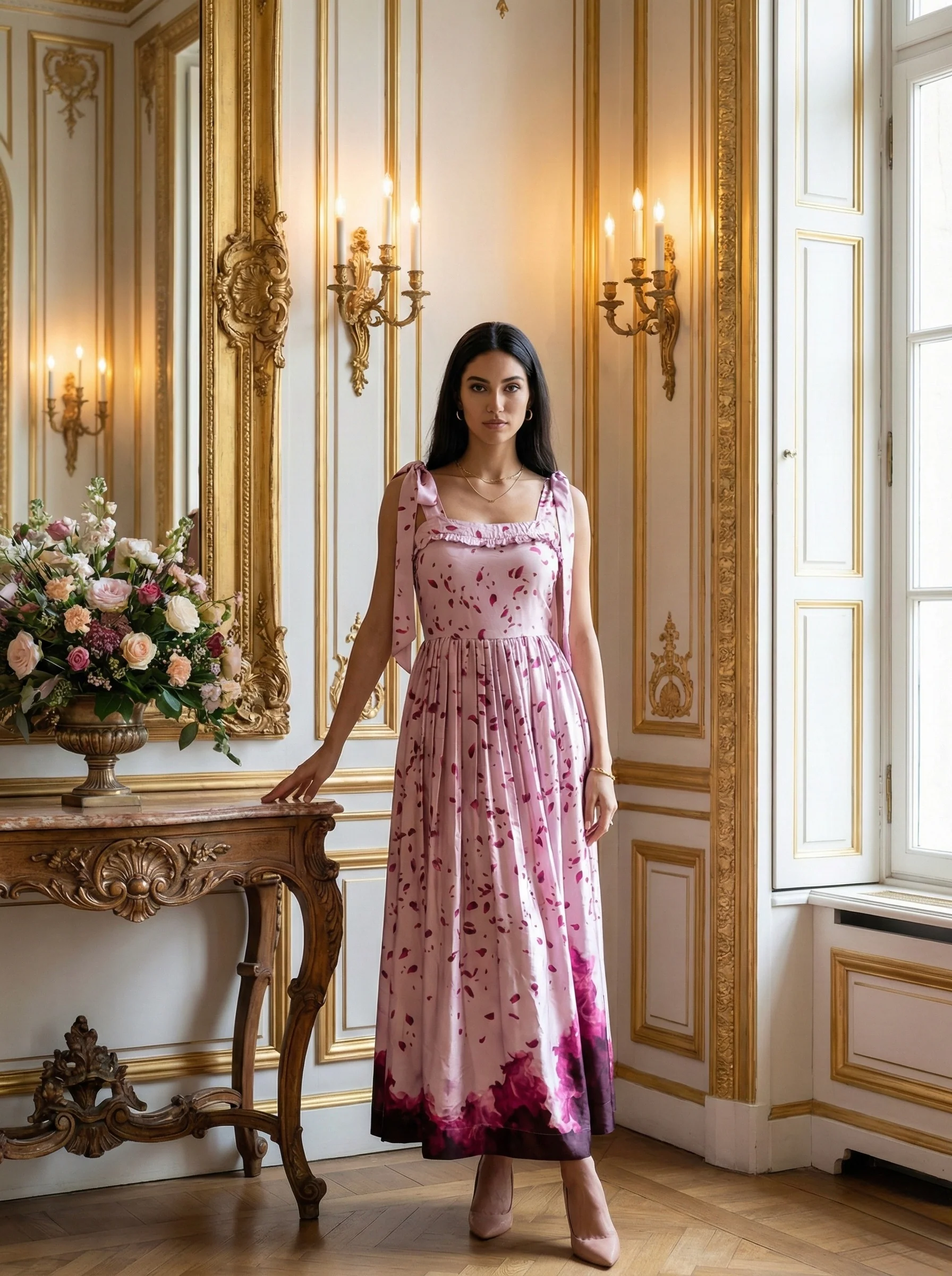Petal Grace Maxi Dress - Image 5