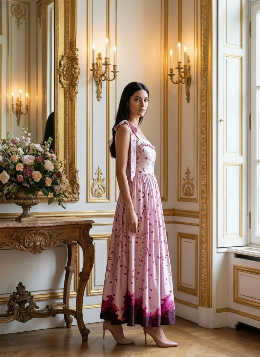 Petal Grace Maxi Dress - Image 3