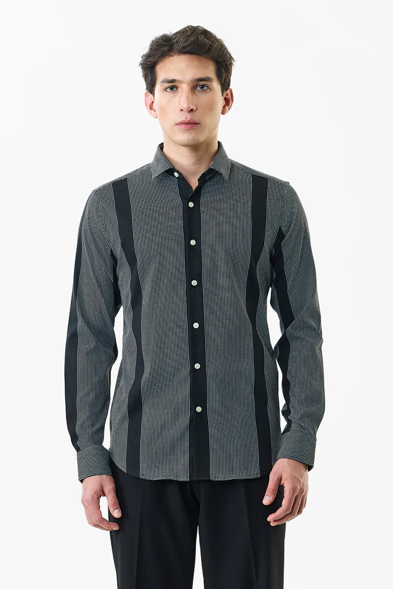 Luxe Stretch Slim Fit Shirt - Image 4