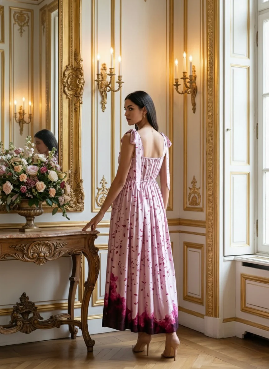 Petal Grace Maxi Dress - Image 4