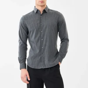Slim Fit Stretch Stripes Shirt