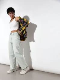 Light Blue High Rise Carpenter Jeans