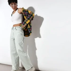 Light Blue High Rise Carpenter Jeans