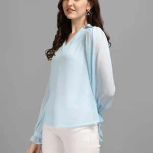 Baby Blue Women's Tops